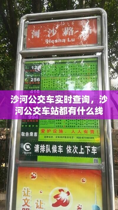 沙河公交车实时查询,沙河公交车站都有什么线路经过