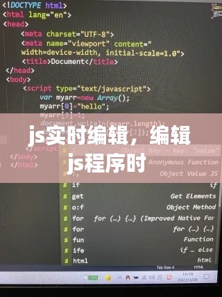 js实时编辑,编辑js程序时