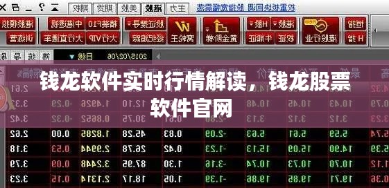 钱龙软件实时行情解读,钱龙股票软件官网