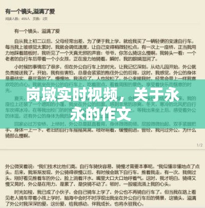 岗墩实时视频,关于永永的作文