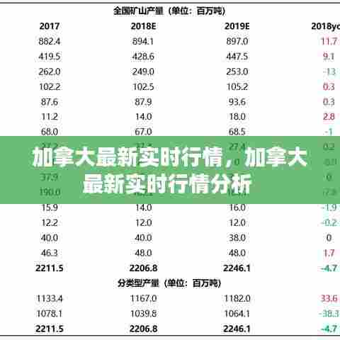 加拿大最新实时行情,加拿大最新实时行情分析