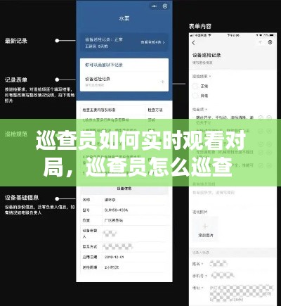 巡查员如何实时观看对局,巡查员怎么巡查