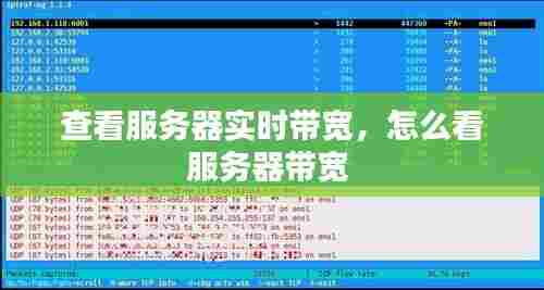 查看服务器实时带宽，怎么看服务器带宽 
