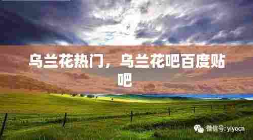 乌兰花热门,乌兰花吧百度贴吧