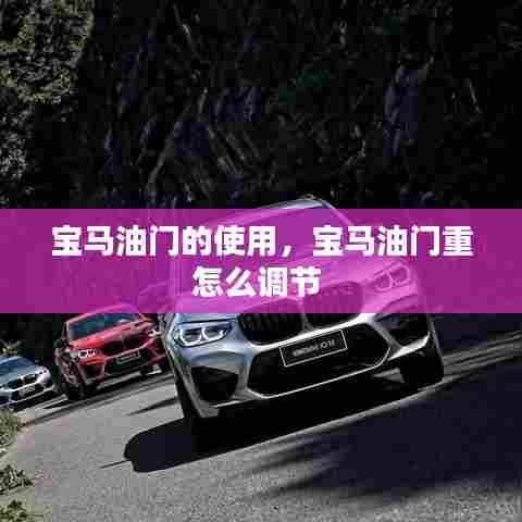 宝马油门的使用,宝马油门重怎么调节