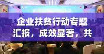企业扶贫行动专题汇报，成效显著，共创共享脱贫攻坚成果！