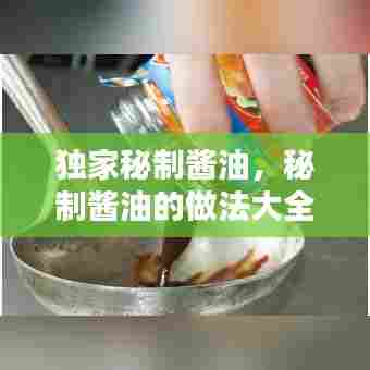 独家秘制酱油,秘制酱油的做法大全集
