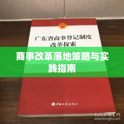 商事改革落地策略与实践指南