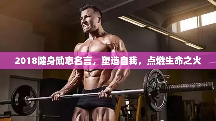 2018健身励志名言，塑造自我，点燃生命之火