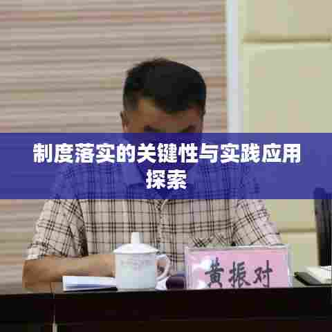 制度落实的关键性与实践应用探索
