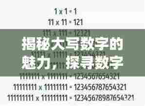 揭秘大写数字的魅力,探寻数字七的正确大写方式