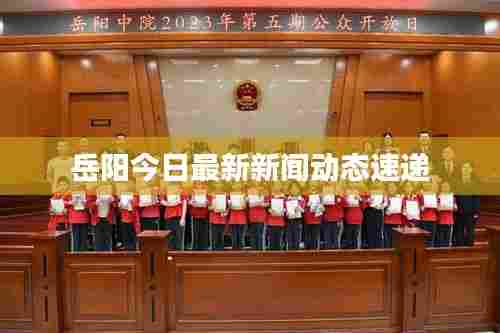 岳阳今日最新新闻动态速递