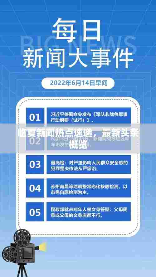 临夏新闻热点速递,最新头条概览