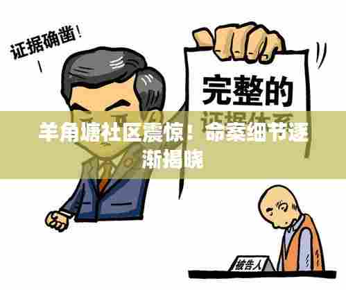 羊角塘社区震惊!命案细节逐渐揭晓