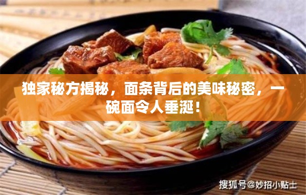 独家秘方揭秘,面条背后的美味秘密,一碗面令人垂涎!