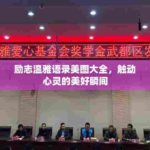 励志温雅语录美图大全，触动心灵的美好瞬间