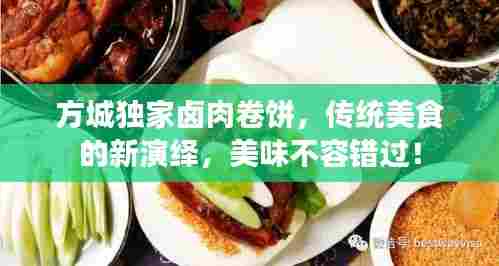 方城独家卤肉卷饼,传统美食的新演绎,美味不容错过!