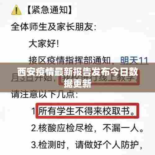 西安疫情最新报告发布今日数据更新