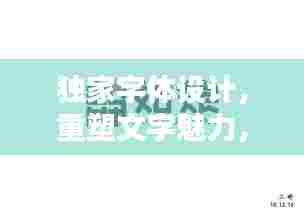 独家字体设计,重塑文字魅力,赋予全新生命力