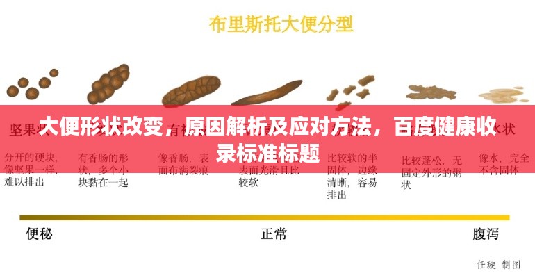 大便形状改变,原因解析及应对方法,百度健康收录标准标题