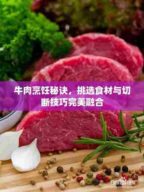 牛肉烹饪秘诀,挑选食材与切断技巧完美融合