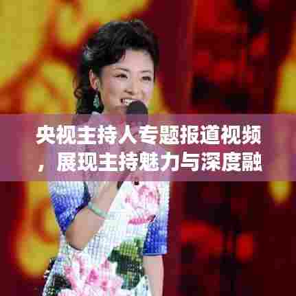 央视主持人专题报道视频,展现主持魅力与深度融合的魅力瞬间